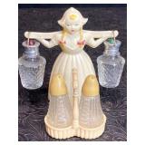 2 VINTAGE MINIATURE SALT & PEPPER SETS INCLUDING