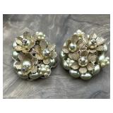 Vintage Earrings Unsigned Miriam Haskell?