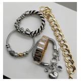 5- BOHO COSTUME JEWELRY BRACELETS