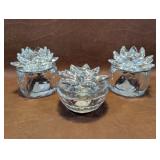 Crystal Lotus Trinket/Jewelry Boxes