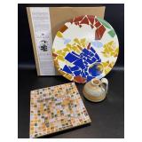 Vintage Mosaic Ashtray / Dish, Gaudï¿½ Barcelona