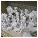 Vintage Ceramic Nativity Set