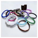 Lot of Costume Jewelry Bracelets Mostly Bangle