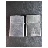 2 Zippo Lighters