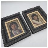 Painted Portraits of Indigenous Tribesman