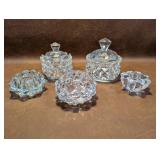 Orrefors Crystal Raspberry Votive Candle Holder,