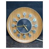 SPARTUS MCM WALL CLOCK