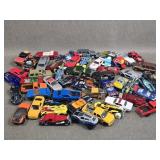 Lot of 50 Hotwheels, Matchbox Cars +