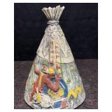 VINTAGE McCOY INDIAN TEEPEE COOKIE JAR #137