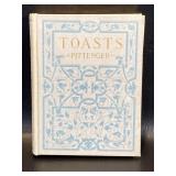 Antique Book 1906 Toasts by William Pittenger