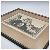 Edward W. Sharland Signed "Temple Gate, Bristol"