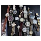Lot of Watches Last Photo Timex Indiglo Running.