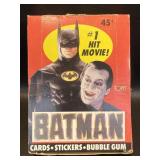 1989 Topps Batman Cards Sticker Bubble