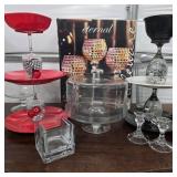 Lot of Fancy Serviceware & Decor