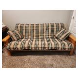 Solid Wood Futon Sofa Bed