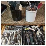 Contents of Drawer w/ Kitchen Utensils