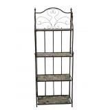 Plant Stand W/ Tile Shelves