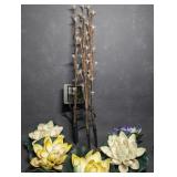 Floating Lotus Lily pad Foam Flowers & Solar