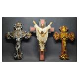 Christ Has Risen Crucifix & St. Saint Benedict