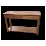 Modern Oak Sofa / Wall Table