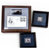 3 Framed 1st Day Issue Stamps Henry Ford & Ducks