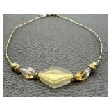 Handmade Murano Glass & Beads Necklace NWT