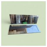 2 Multi Panel Rectangle Wall Mirrors, Felt Back