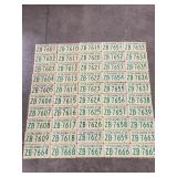 50 NOS OKLAHOMA LICENSE PLATES 1970 OKLAHOMA IS