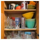 Contents of Cabinet w/ Measuring Cups