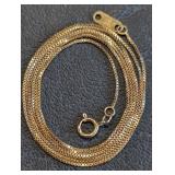 21" 10K Yellow Gold Chain Necklace
