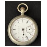 Antique Hamilton 17 Jewel Pocket Watch Runs