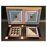 Payne Creations Amish Quilt Block Tiles / Trivets