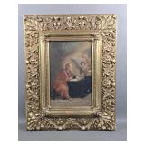 Old St. Matthew & the Angel Painting in Frame