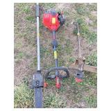 CRAFTSMAN GAS POWERED WEED EATER W/ ECHO CHAINSAW
