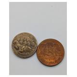 STONE MOUNTAIN & MEMPHIS MEDALLIONS BRASS &
