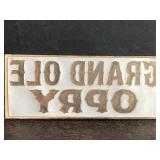 GRAND OLE OPRY PRINTERï¿½S BLOCK
