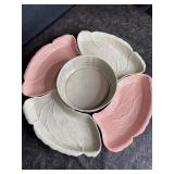 VINTAGE VALLEY VISTA CALIFORNIA POTTERY SNACK