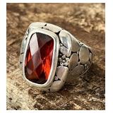 Menï¿½s Sterling Silver Ring Unmarked Sz