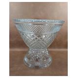 Anchor Hocking Wexford Punch Bowl and Stand