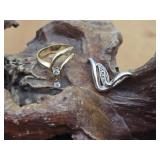 14K Gold & Diamond Ring & Pendant 5.9g