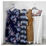 4 Ladies Dresses 3 NWT  1 Gently Worn 12/14/L