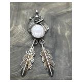 Mother of Pearl Silver Pendant