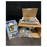 NOS BRINKS KEYED ENTRY DOOR KNOB SET W/ 3 DEFIANT