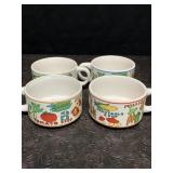 4 SOUP CUPS BY CISCO TORRANCE CHINA