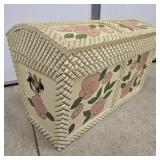 Vintage Hand-Painted / Handmade Wood Chest