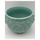 VINTAGE McCOY USA QUILTED JARDINIERE PLANTER