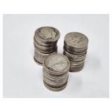 56 Silver Roosevelt Dimes