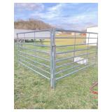 2 HEAVY METAL CORRAL PANELS CATTLE PANELS 10 FT.
