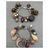 Hawaiian Souvenir Nuts Charms Bracelets