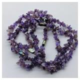 COLDWATER CREEK AMETHYST STONE NECKLACE